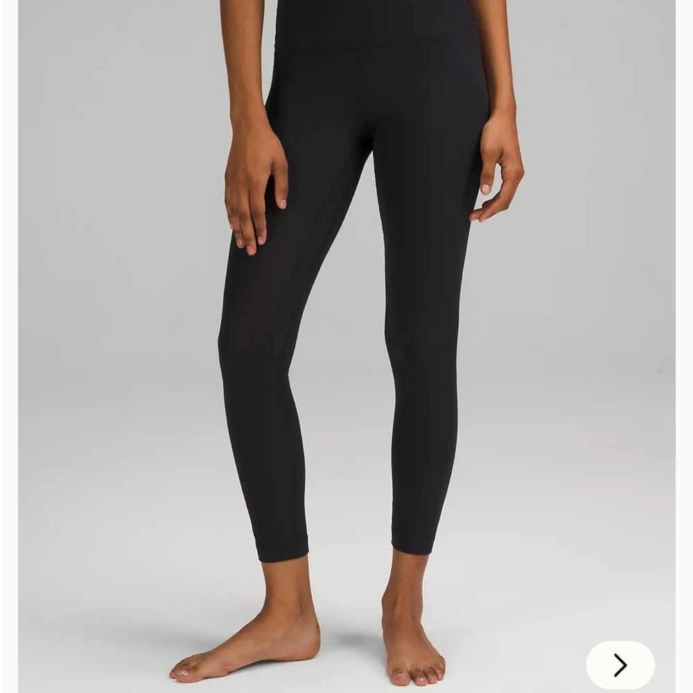 Lululemon align high-rise ribbed leggings 25” NWT size 2